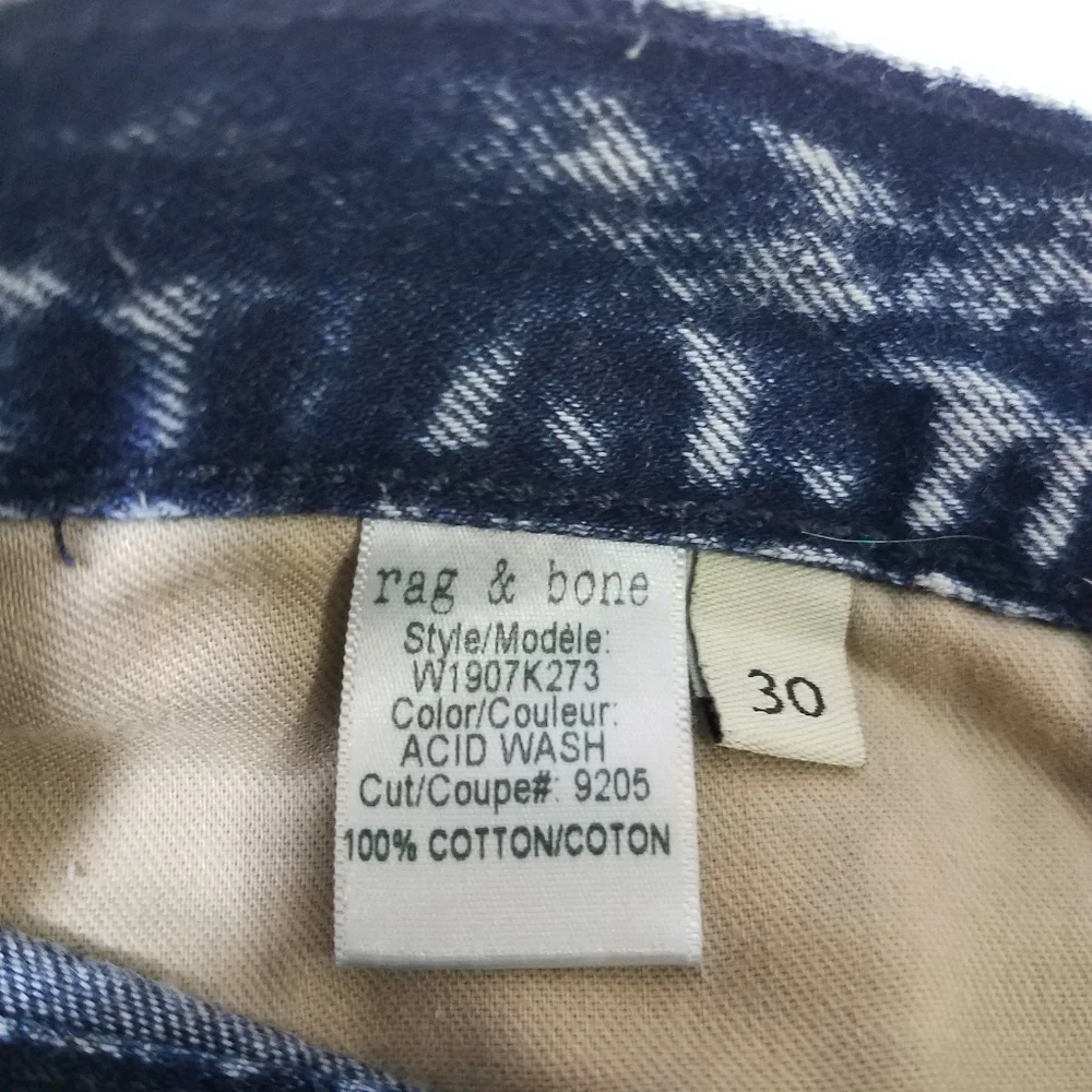 Rag & Bone Jean Shirts Acid Wash 30 - Picture 4 of 10